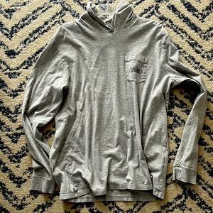 A grey vineyard vines hoodie